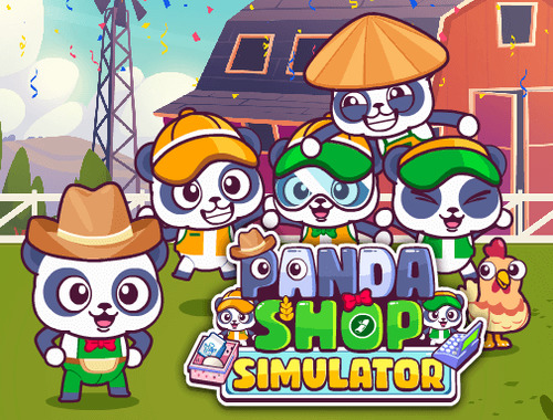 Гра Симулятор Panda Shop  онлайн