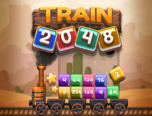 Гра Поїзд 2048  онлайн