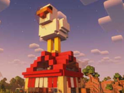 Гра Курка з лавою Minecraft 2  онлайн