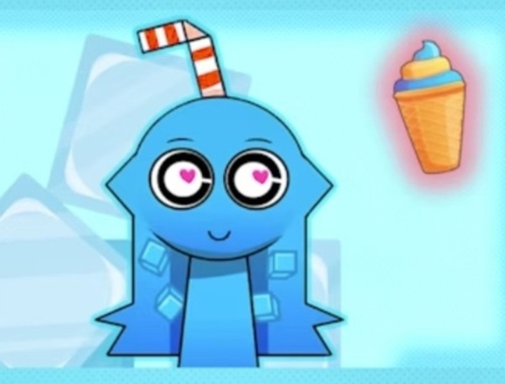 Гра Sprunki Ice Mod Aqua  онлайн