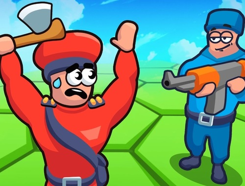 Гра Tile Hex World: Red vs Blue  онлайн