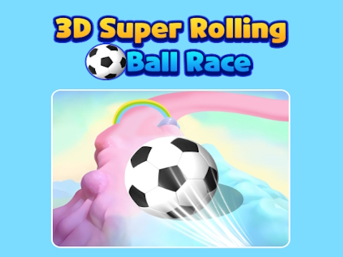 Гра 3D Super Rolling Ball Race  онлайн