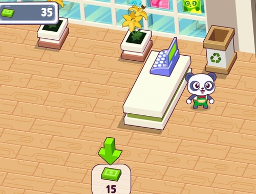 Гра Симулятор Panda Shop  онлайн