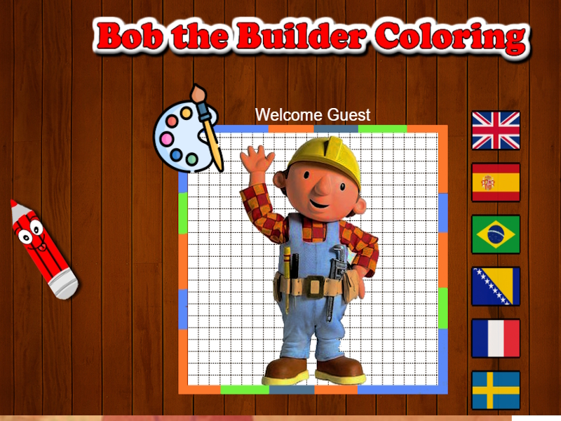 Гра Забарвлення Bob Builder онлайн