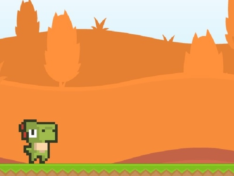 Гра Бігати, Dino, Run 2d онлайн
