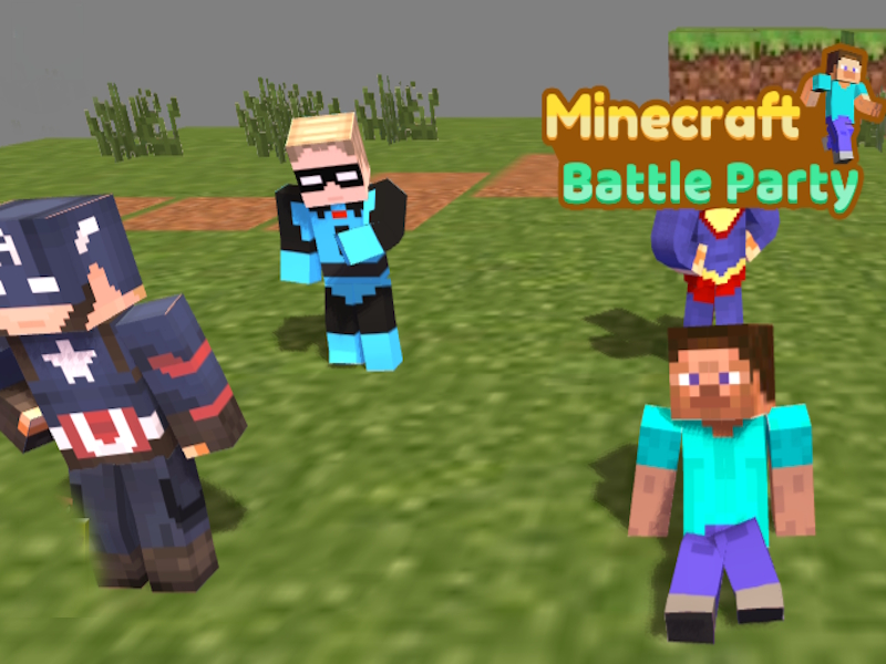 Гра Партія Minecraft з бійками онлайн