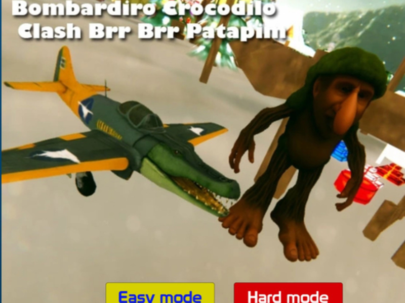 Гра Bombardiro Crococodile Catlision Brr Brr Patapim онлайн